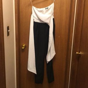Black and white jumpsuit